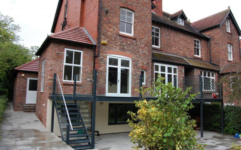 Basement conversion with large balcony