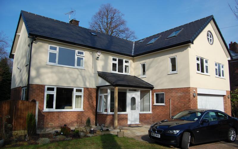 Double storey over-garage extension